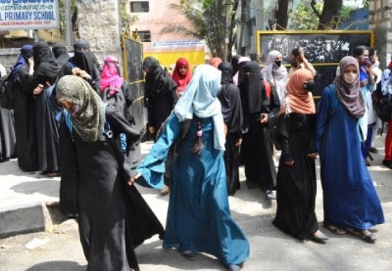 K'taka hijab row: 58 college students suspended