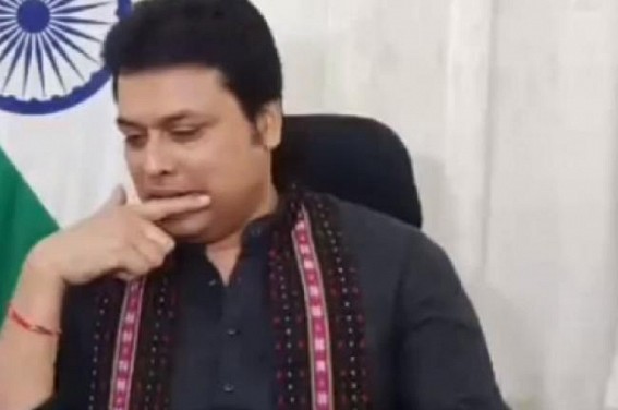 Sacked CM Biplab Deb deleted Video on his Social Media Page in which he had challenged Sudip Barman