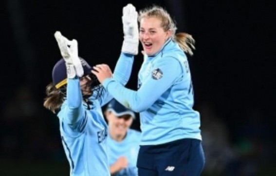 England left-arm spinner Sophie Ecclestone reprimanded for breaching ICC Code of Conduct