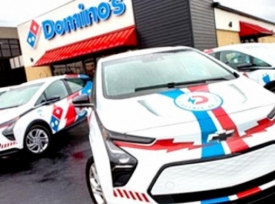 Domino's to roll out electric pizza delivery fleet with Chevy Bolts in US