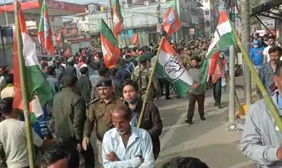 Centering 2023 Election, Political Tensions are on Rise in Tripura : Congress workers were Attacked allegedly by BJP