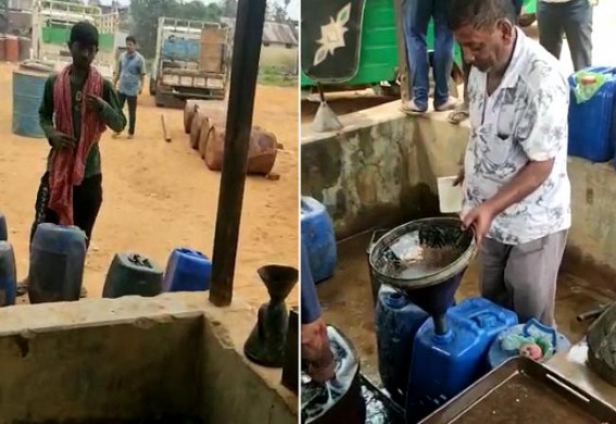 Kerosene Black-Marketing by BJP leader in Bishalgarh: Video Footages go Viral