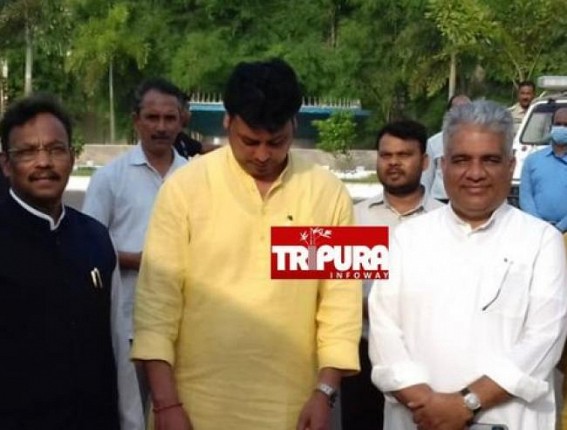 Mystery Strings over reason behind Biplab Deb’s removal from Tripura CM Post