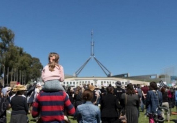 Tens of thousands rally to protest against Australia Day