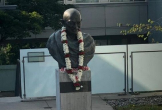 Another Mahatma Gandhi statue vandalised in Canada