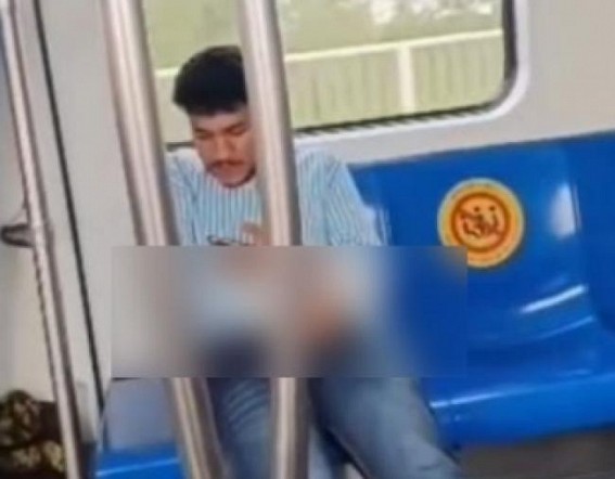 Police seek public help to identify man caught in obscene act in Delhi metro