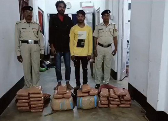 2 Arrested with Ganja at Agartala Railway Station