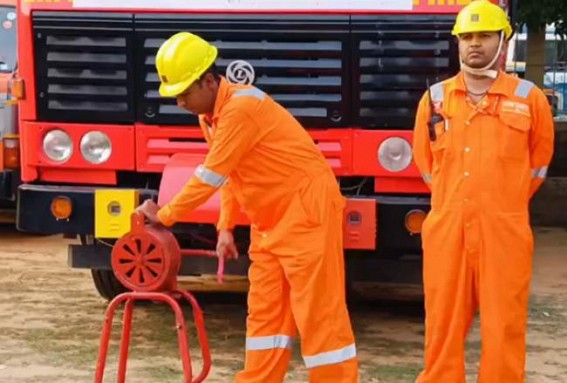 Civil Defence Mock Drill organized in Agartala Civil Defence Mock Drill organized in Agartala