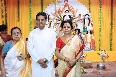 Tripura CM greeted state's people on the occasion of Bijaya Dashami. TIWN Pic Oct 2