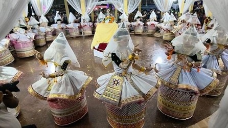 Traditional Rash-Utsav was celebrated in Agartala Radha Madhab temple. TIWN Pic Nov 4