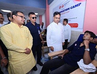 CM Manik Saha visited Techno India University, launched Govt facility there. TIWN Pic Nov 15