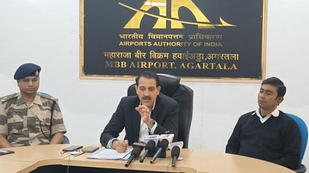 MBB Airport Director held a press meet. TIWN Pic Dec 10