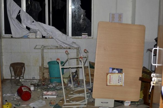 Dharmanagar hospital ransacked