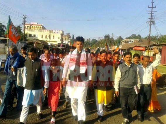Massive joining going on in Tripura BJP 
