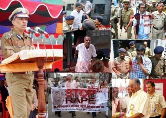25 % unregistered cases, 75 % un-convicted cases : Yet Tripura DGP Nagraj releases surprising data; Crime rate against women downed from 88 % to 56 % in state (?)   