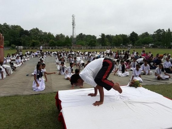 Assam Rifles organizes Yoga Camp ahead of 'Yoga Day' Assam Rifles organizes Yoga Camp ahead of 'Yoga Day'