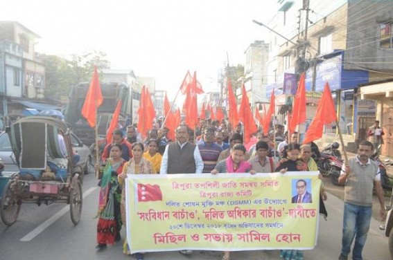 Leftists marched protest to â€˜Save Constitutionâ€™
