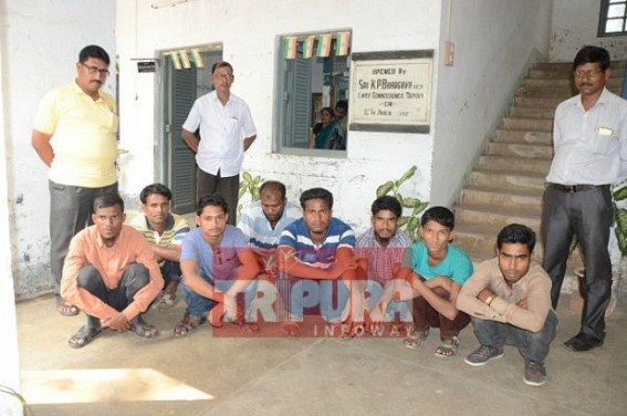 8 Bangladeshis held 