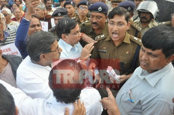 BJPâ€™s puppet police : More CPI-M candidates were forced to withdraw nominations today