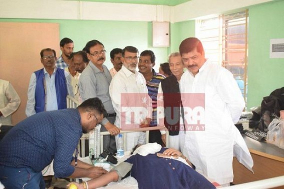 Tripura Govt Employees Federation conducts 'Blood Donation Festival' 