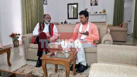 Tripura CMâ€™s Delhi visit : CM meets Union Minister for state Information Technology & Tourism