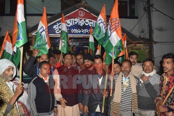 Congress gherao East Police Station demanding proper investigation in Gautam Sarkar murder case 