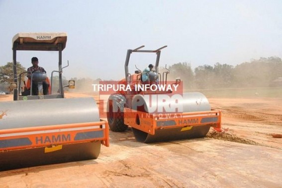 Indo-Bangla railway project work begins in full wave : Within next 15 days soil-filling, leveling & compaction works to be covered till Akhaura Border