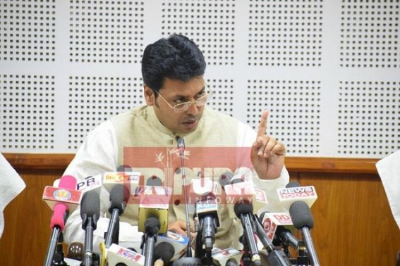 Tripura CM slams Sitaram Yechury at Secretariat