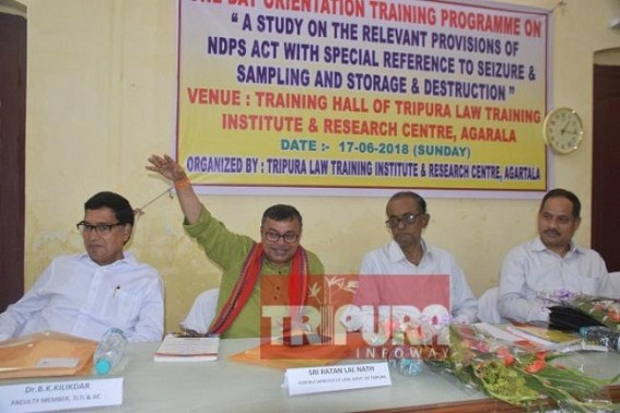 â€˜A Section of Tripura Police are in drug businessâ€™ : Ratan Lal Nath