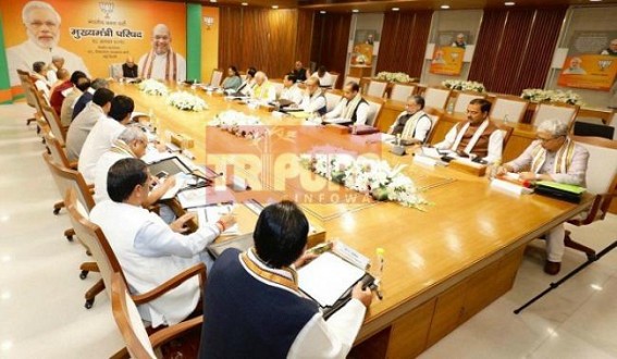 Tripura CM, Deputy CM attend BJP CMs' Council meet at Delhi