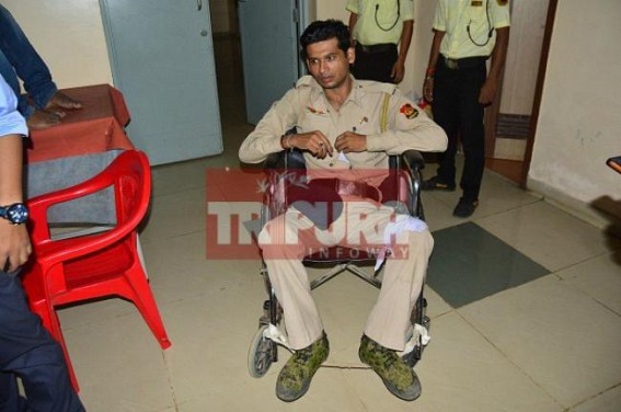 Uncontrolled mob-violence leading law & order crisis situation in state,  TSR injured