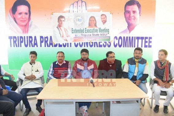 Congress's students wing held meeting 