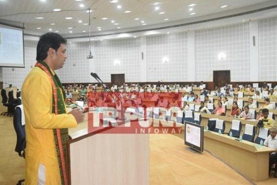 Biplab's Lunatic 'Motormouth' uttering on Diana Hayden, 'Miss World runs by Mafia', 'Internet in Mahabharat Era' damage BJP's nationwide image :  BJP's Youth Icon turning worst than mental Patient; videos go viral 