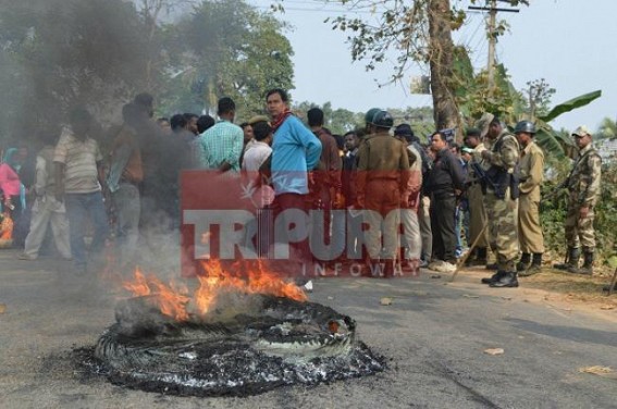 Mass agitation following minor girl's rape