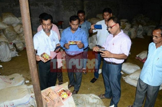 Factory making duplicate masala (spices) sealed by Food Dept