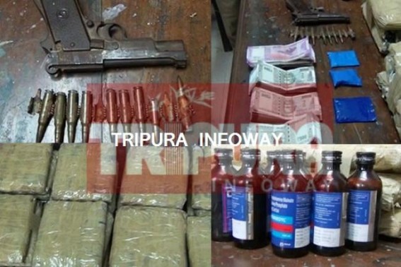 CPI-M's Election game : BJP activist arrested with pistol, ganja, phesedyl, BJP alleges 'Intrigue', files back against local CPI-M leaders  