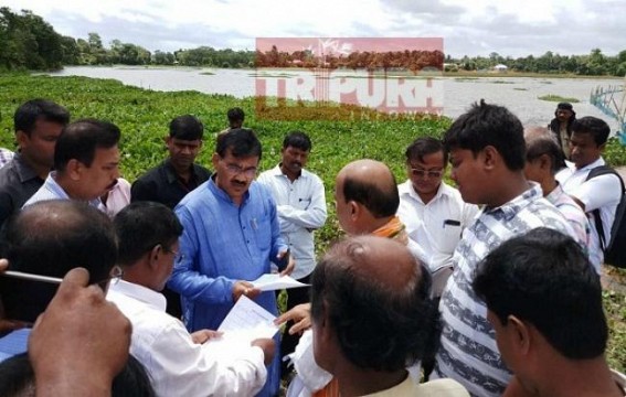 Tourism Minister visits Neer Mahal : â€˜New Projects to begin for Tourists Comfort, Pending PWD Projects to kick offâ€™