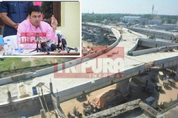 Tripuraâ€™s dream flyover left without utilization, deadline crossing of flyover work completion increasing risks