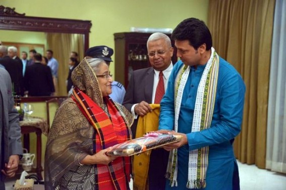 Tripura CM, Meghalaya Governor Met Bangladesh PM Hasina, discussed Indo-Bangla bi-lateral projects Tripura CM, Meghalaya Governor Met Bangladesh PM Hasina, discussed Indo-Bangla bi-lateral projects