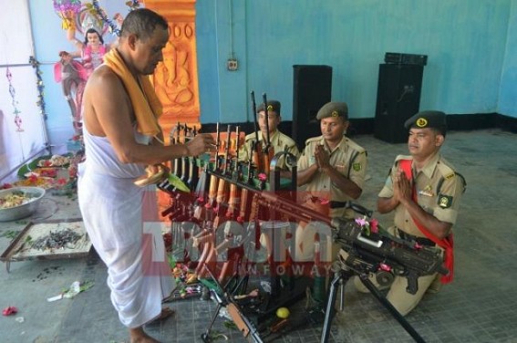 TSR 2nd Bn celebrates Viswakarma Puja 
