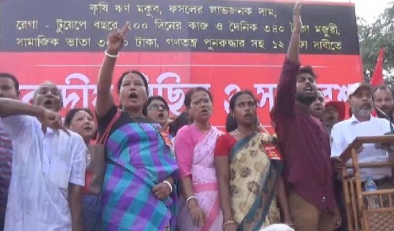 CPI-M hits BJP Govt for MGNREGA mandays-scams by benefiting â€˜mandalâ€™ â€˜morchaâ€™ leaders