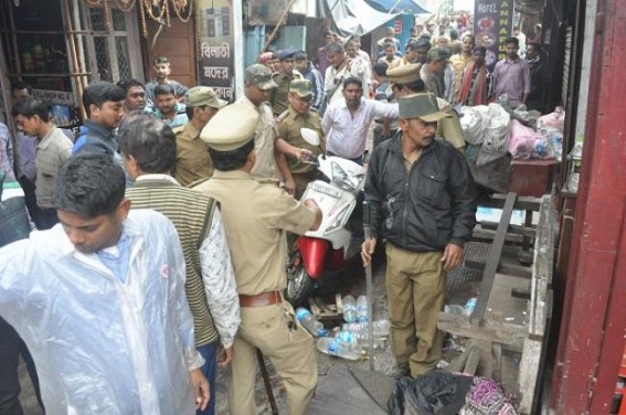 Anti-illegal-storage drive of police at Agartala