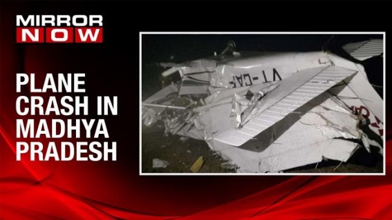 2 pilots killed in air crash due to fog in MP 2 pilots killed in air crash due to fog in MP