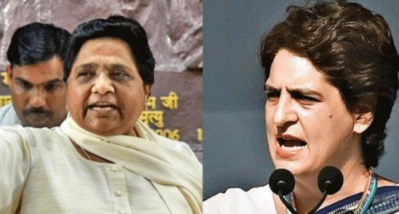 Why didn't you go to Kota? Mayawati asks Priyanka Why didn't you go to Kota? Mayawati asks Priyanka