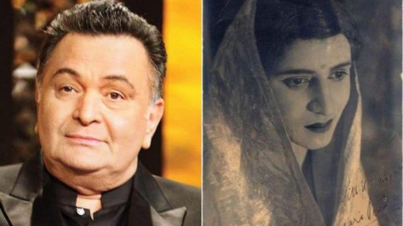 Rishi Kapoor tweets photo of Pran disguised as woman