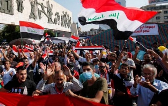 Areas blocked by anti-govt protesters in Iraq reopened