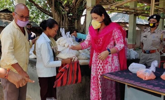 90 families benefited with Free Rations by NGO Purvaudaya in Collaboration with RSS