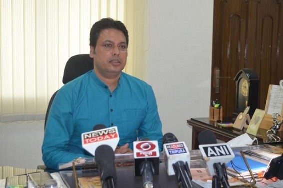 Unmasked public to be fined with Rs. 400 in Tripura : CM 