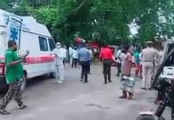 A Covid-19 infected person alleged escaped from Quarantine center, Caught by Police