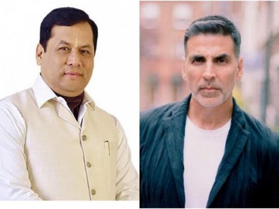 Assam CM thanks Akshay Kumar for donating Rs 1cr towards flood relief